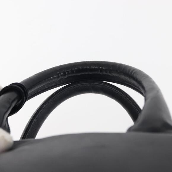 Christian Dior Hand Bag Leather Navy Gold Auth BA5820 - Picture 14 of 16